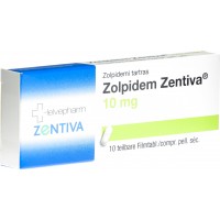 Снотворное Zolpidem Zentiva 10 мг