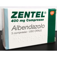 Глистогонное средство GSK Zentel 400 мг, 3 таблетки