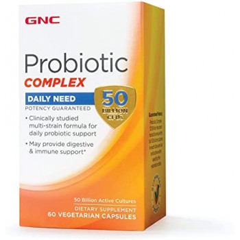 GNC Probiotic Complex Daily Need 50 Billion CFUs Комплекс пребиотиков 60 капсул