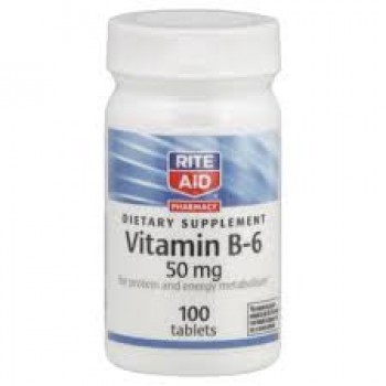 Rite Aid Vitamin B6 50 mg 100 табл.