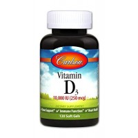 Витамин D3 Carlson Vitamin D3 10,000 IU 250 мг 120 таблеток