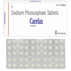 Таблетки для размягчения стула Carelax Sodium Picosulphate 4x5x10 таблеток