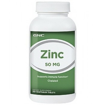 GNC Zinc 50 mg Цинк 250 таблеток