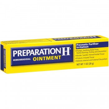 Preparation H Hemorrhoidal Ointment Заживляющая и обезболивающая мазь от геморроя 28 g
