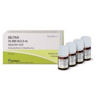 Deltius 25.000 UI/ 2.5 ml Витамин D для малышей 4 флакона