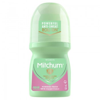 Mitchum Triple Odor Defense Powder Fresh Roll-On Гелевый дезодорант-антиперспирант 50ml