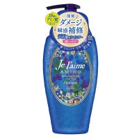 Увлажняющий шампунь без силикона Kose Cosmeport  Je l'aime Amino Amazing Sleek, 500 мл