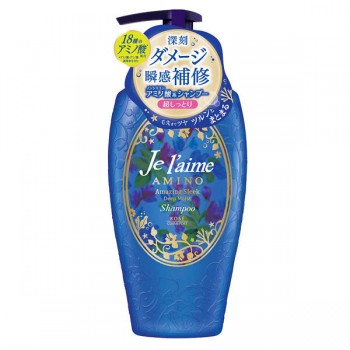 Увлажняющий шампунь без силикона Kose Cosmeport  Je l'aime Amino Amazing Sleek, 500 мл