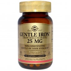Железо Solgar Gentle 25 мг 90 капсул