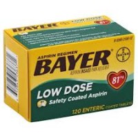 Витамины для сердца Аспирин Bayer Aspirin Low Dose 81 мг 120 таблеток