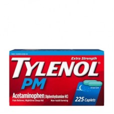 Обезболивающее и снотворное Tylenol, 225 таблеток
