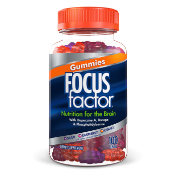 Focus Factor Nutrition for the brain, 100 gummies