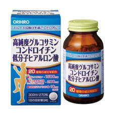 БАД для кожи глюкозамин, хондроитин и гиалуроновая кислота Glucosamine Chondroitine Orihiro 