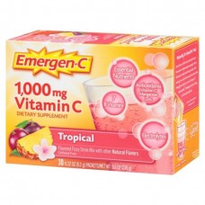 Витамин C для иммунной системы Emergen-C тропические фрукты 1000 мг 30 пакетов