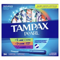 Тампоны Tampax Pearl 34 штуки
