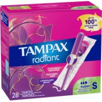 Тампоны Tampax radiant  28 штук