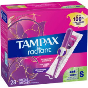 Тампоны Tampax radiant  28 штук