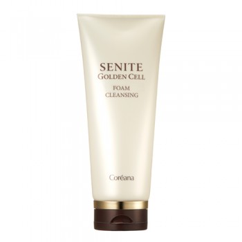 Очищающая пенка для умывания Senite Golden Cell Foam Cleansing, 200 мл
