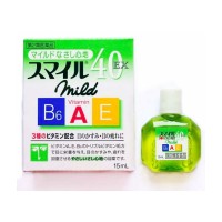 Витаминные капли для глаз мягкие с витамином А и аминокислотами LION 40ex mild, 15 мл