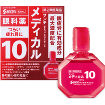 Santen Sante Medical 12  Японские капли для глаз с максимальной концентрацией витаминов и компонентов