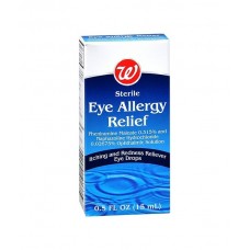 Глазные капли от аллергии Walgreens Sterile Eye Allergy Relief Eye Drops, 15 мл