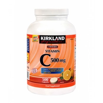 БАД Chewable Vitamin C Kirkland Signature, 500 мг 500 драже
