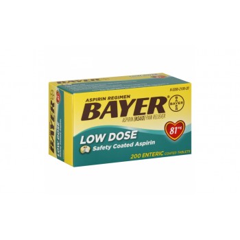 Bayer Aspirin Low Dose Аспирин 81 мг 200 таб