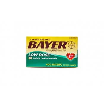 Bayer Aspirin Low Dose Аспирин 81 мг 400 таб