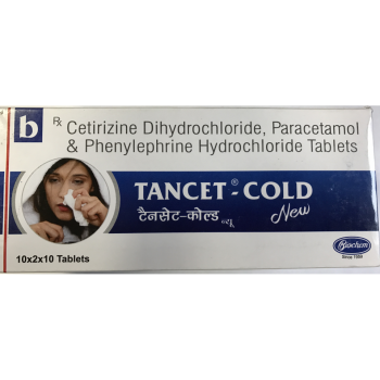 Таблетки от простуды и орви Tancet - Cold, 10 таблеток