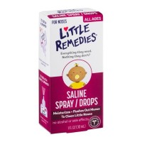Спрей для носа солевой / капли с первых дней Little Remedies Saline, 30 мл