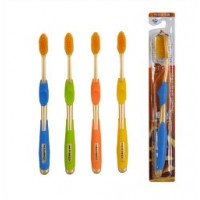 Зубная щетка средней жесткости EQ MaxON с наночастицами золота