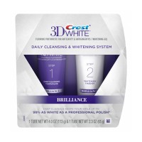 Зубная паста отбеливающая Crest 3D White Brilliance Daily Cleansing Toothpaste and Whitening Gel System 113 г и 65 г