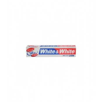 Зубная паста отбеливающая Lion White & White с двойным эффектом 150 г