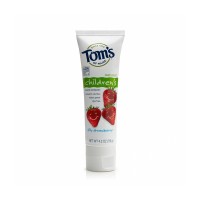 Зубная паста для детей Toms of Maine Childrens Toothpaste Silly Strawberry без фтора со вкусом клубники 119 г