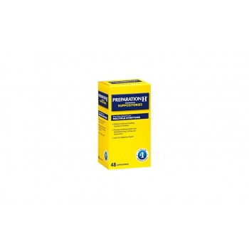 Preparation H hemorrhoidal Suppositories Свечи для лечения геморроя 48 шт