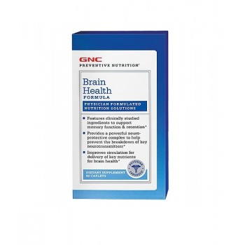 Витаминный комплекс GNC Preventive Nutrition Brain Health Formula для улучшения работы мозга