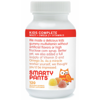 Smarty Pants, Комплекс мультивитаминов для детей с омега-3 и витамином D 120 капс