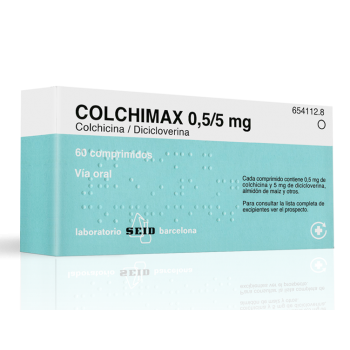 БАД при подагре Colchimax, 0,5/5 мг 60 таблеток