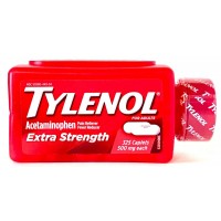 Жаропонижающее средство Тайленол Tylenol Extra Strength Acetaminophen 500 мг  325 капсул