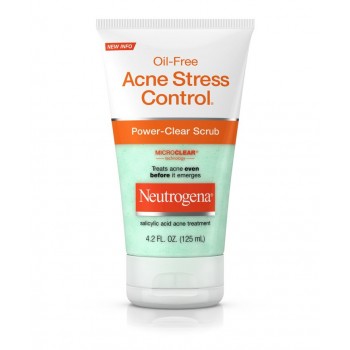 Очищающий скраб для лица Neutrogena Oil-Free Acne Stress Control, Power Clear Scrub, 125 мл
