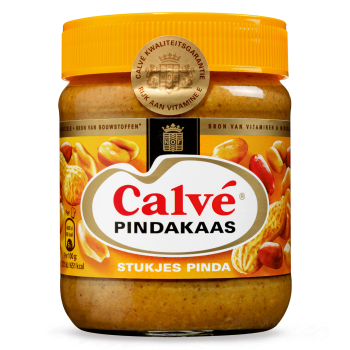 Арахисовое масло с кусочками арахиса Calve Pindakaas 350 гр