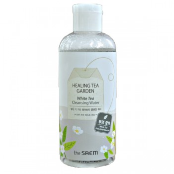 Гипоаллергенная очищающая вода с экстрактом белого чая The Saem Healing Tea Garden, 300 мл