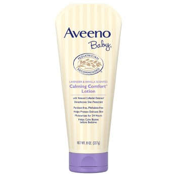 Aveeno Baby Calming Comfort Lotion Детский лосьон "Успокоение и комфорт", лаванда и ваниль 227г