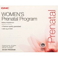 Витамины для беременных и кормящих GNC Women`s Prenatal Program Dietary Supplement, 30 дней