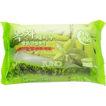 Корейское мыло c зеленым чаем Juno 