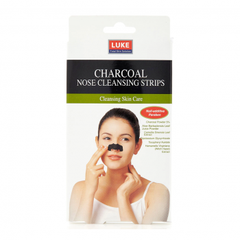 Очищающие полоски для носа от черных точек LUKE Charcoal Nose Cleasing Strips 