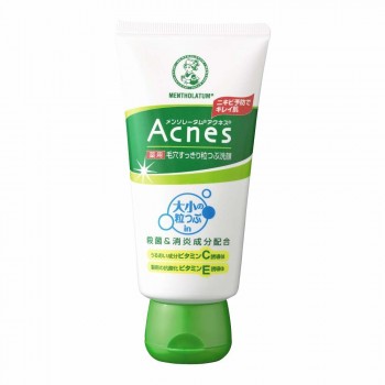 Очищающая пенка для проблемной кожи ROHTO Mentholatum Acnes, 130 г