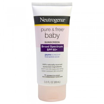 Солнцезащитный крем для детей Neutrogena Pure and Free Baby Sunscreen, SPF 60+ 88 мл