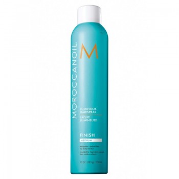 Лак для волос сияющий средней фиксации Moroccanoil, 283 г