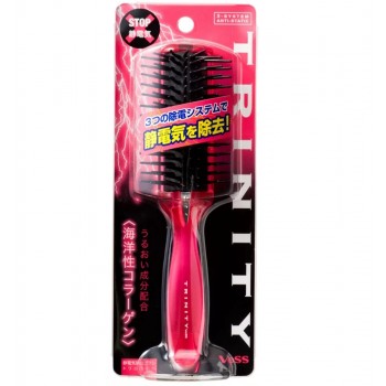 Щетка массажная для увлажнения и смягчения волос с церамидами VESS Ceramide Brush